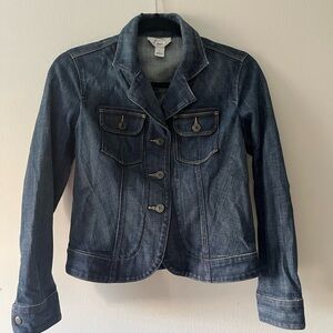 Talbots Dark Blue Jean Jacket